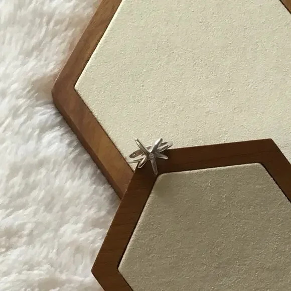 Sterling Silver Classic Star Ring - Picture 3 of 7